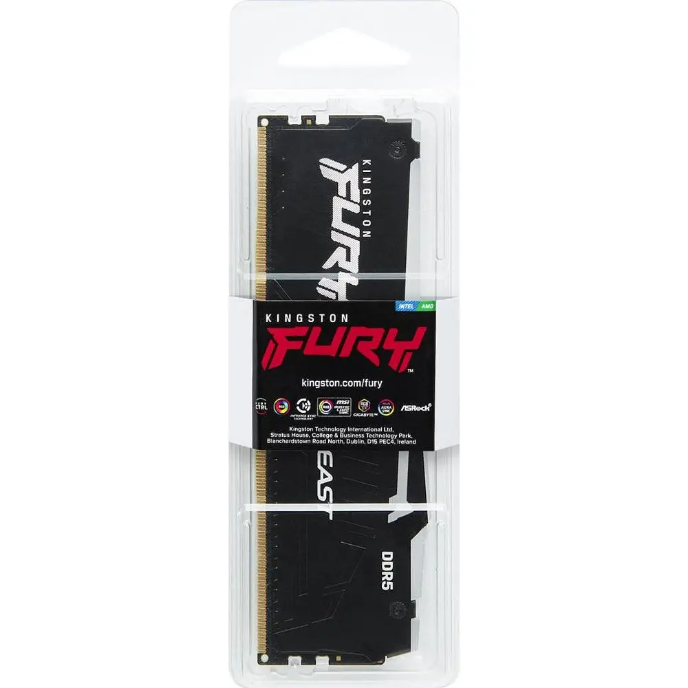 Пам'ять для настільних комп'ютерів Kingston Fury 16 GB DDR5 5200 MHz Beast RGB (KF552C40BBA-16) - фото 5
