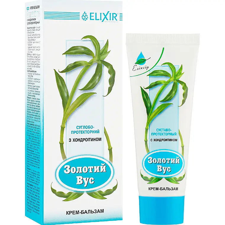 Крем-бальзам Elixir Золотий вус з хондроітином 75 мл - фото 2