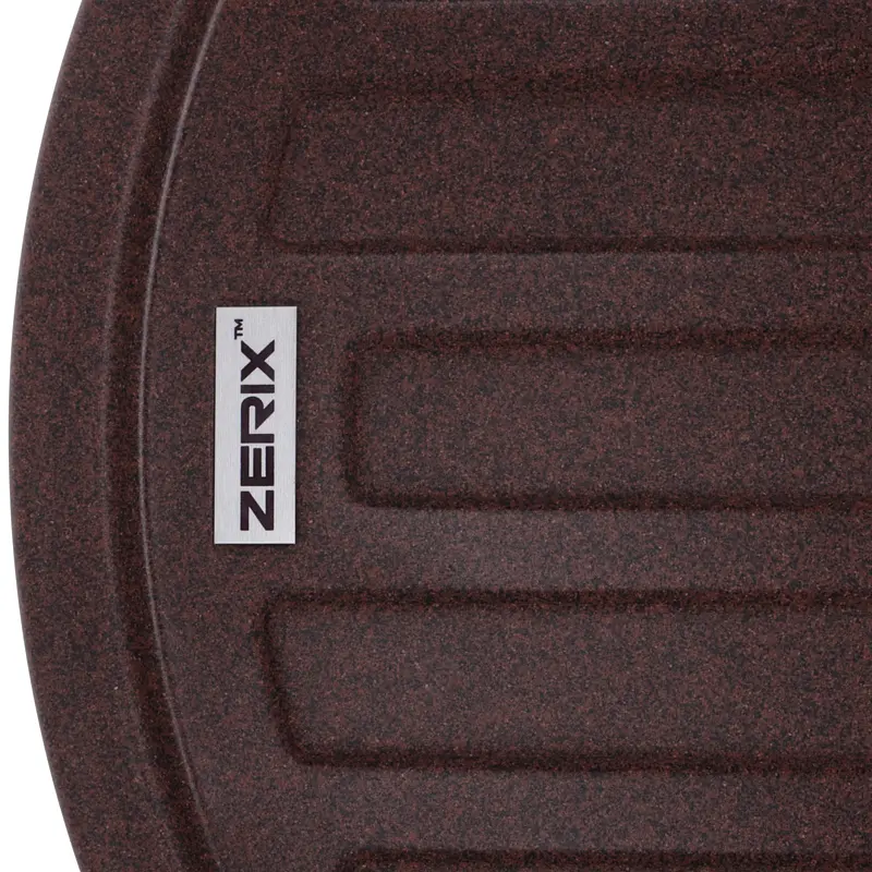 Кухонна мийка Zerix ZS-7750R-12 коричнева ZX4560, Коричневий - фото 2