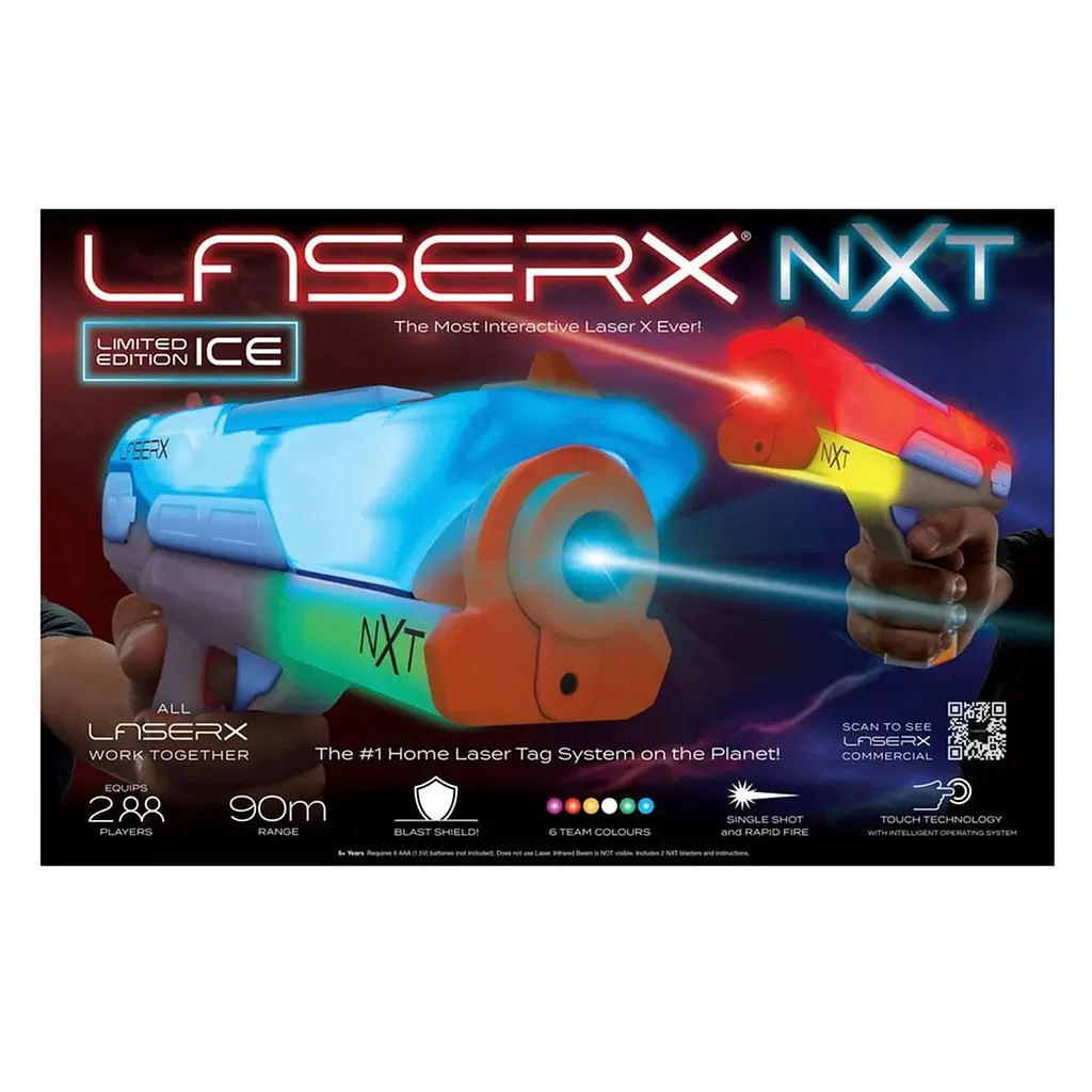 Ігровий набір для лазерних боїв - LASER X NXT для двох гравців Laser X 87728 - фото 3