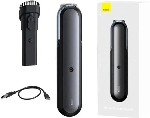 Автомобільний пилосос Baseus A1 Car Vacuum Cleaner Dark чорний (VCAQ010001)