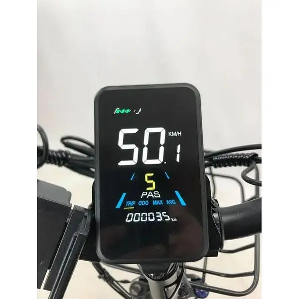 Електровелосипед Trigo фетбайк 20 дюймів 1200W 48V 24Ah бежевий - фото 13