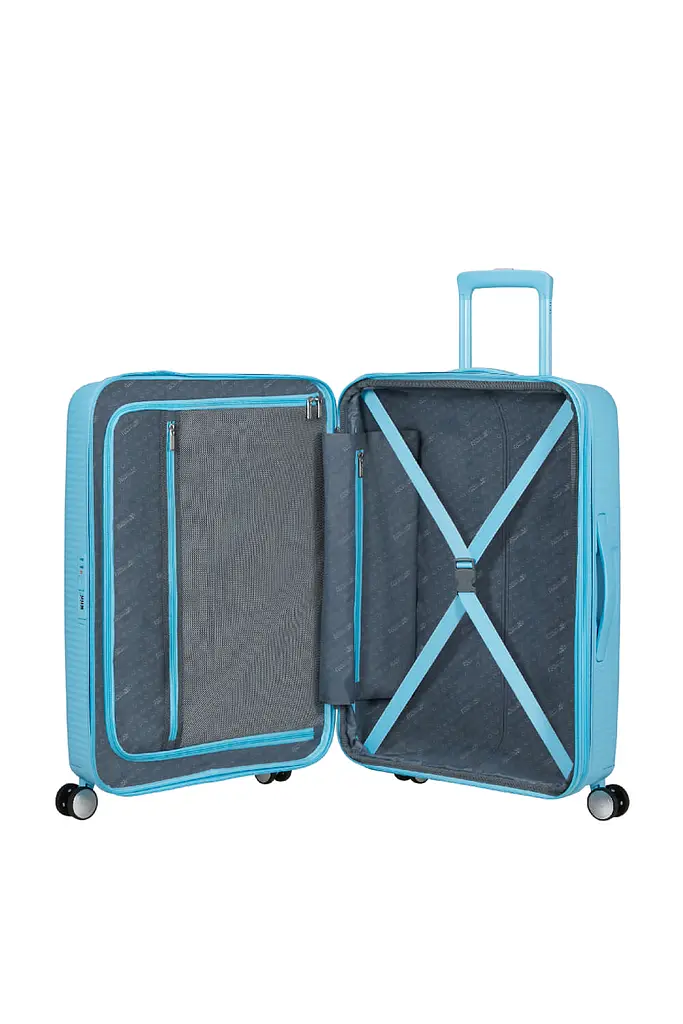 Валіза 67 См American Tourister SOUNDBOX BLUEBERRY FIZZ 67x46,5x29(32) 32G*32002 - фото 2