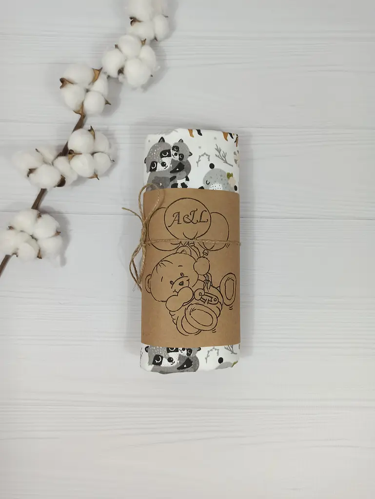Пелюшка дитяча багаторазова непромокальна a.l.babybox Мамині обійми 80x100 см Різнокольоровий (NV 18148346) - фото 3