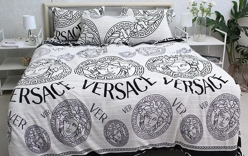 Плед велсофт TAG Tekstil VL003 Версаче (Versace) 200x220 см - фото 2