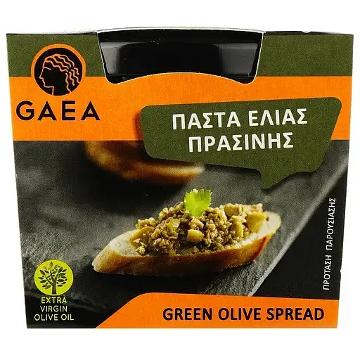 Паштет Gaea Green Olive Spread з зелених оливок 100 г
