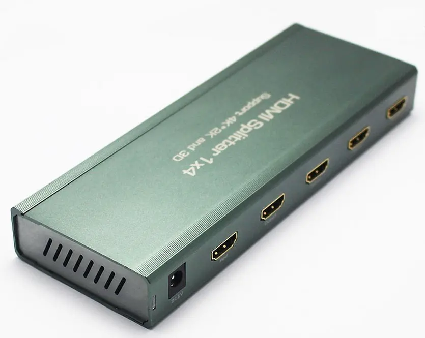 Відеорозгалужувач Ewell 4xHDMI v1.4a, 3D, 4Kx2K - фото 2