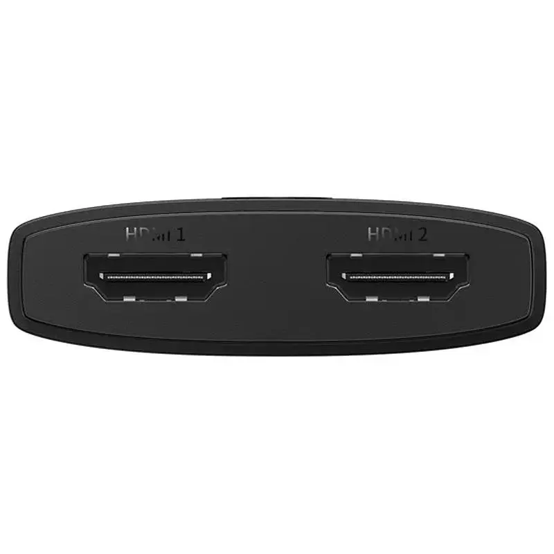 Перехідник HUB AirJoy Series 2in1 HDMI to HDMI/HDMI (B01331105) Cluster Black Baseus teh0030558 - фото 4