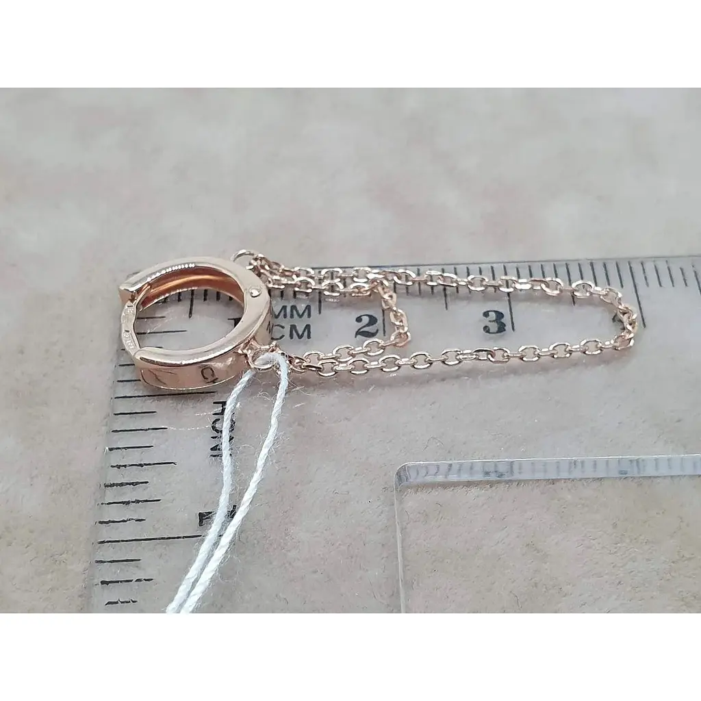 Золотая моносерьга Tango. 470615Ш - фото 4