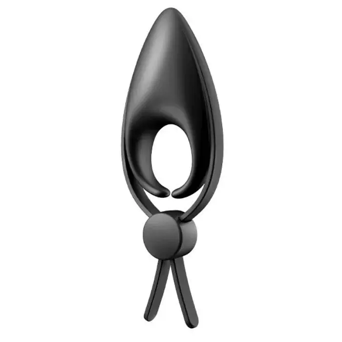 Ерекційне віброкільце-ласо з регулюванням розміру Satisfyer Sniper Black - фото 2