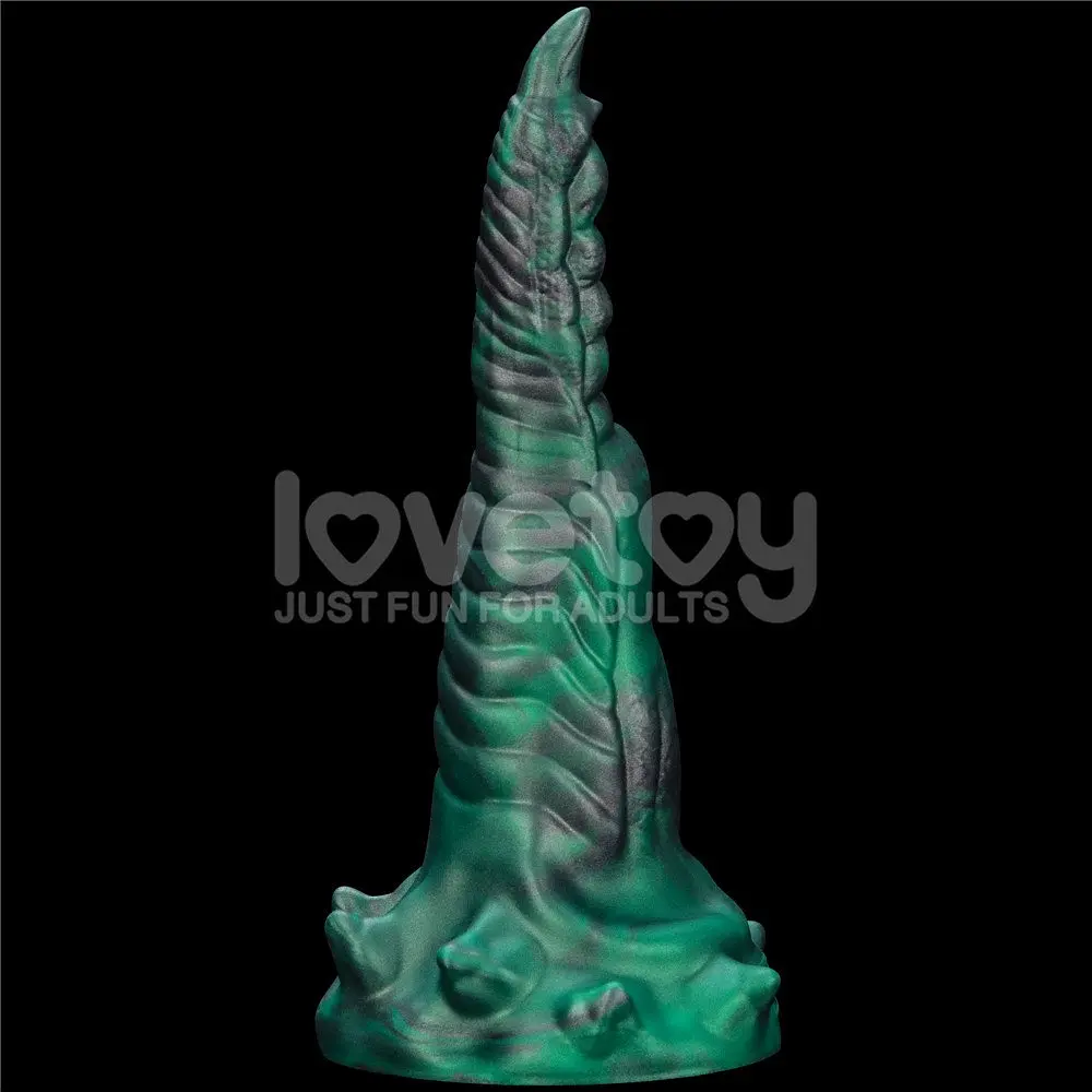 Вібратор Lovetoy Double-Claw Savage Charm 19.4 см зелений - фото 3