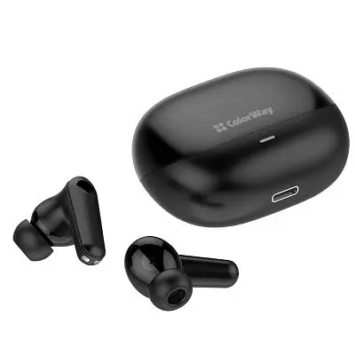 Навушники ColorWay Slim TWS-1 Earbuds Long Life Black (CW-TWS1BK1) - фото 7
