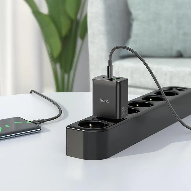 Блок питания Hoco N18 Phenomenon 65 W GaN зарядное устройство - фото 2