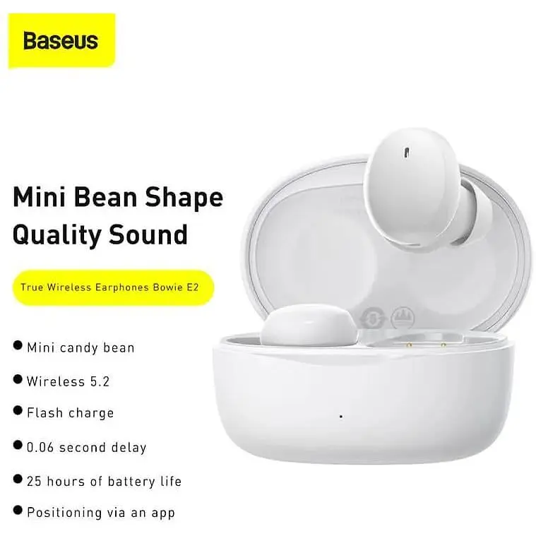 Наушники Baseus True Wireless Earphones Bowie E2 (NGTW090002) белые - фото 6