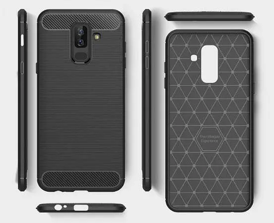Чохол PRIMO Carbon Fiber Series для Samsung J8 2018 (SMJ810) Black - фото 3