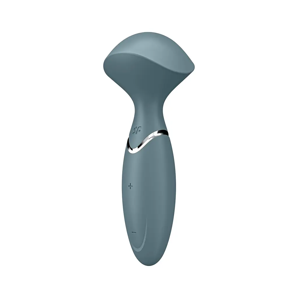 Вібромасажер Satisfyer Mini Wand-er Grey - фото 2