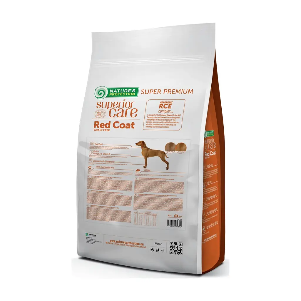 Сухий корм для собак Nature's Protection Superior Care Red Coat Grain Free Salmon 4 кг (NPSC47234) - фото 2