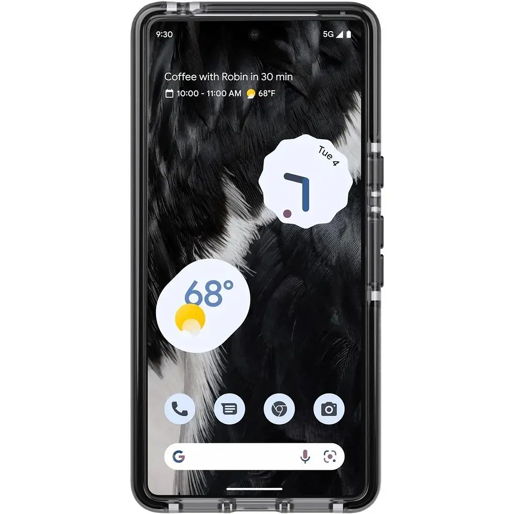 Оригінальний протиударний чохол Tech21 Evo Check для Google Pixel 7 (6.3") Smokey Black T21-9546 - фото 9