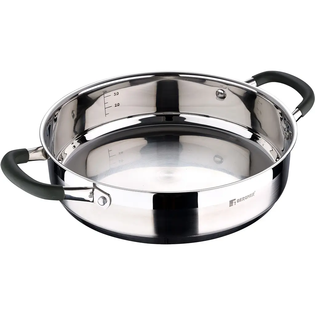 Сотейник с крышкой Bergner Midnight 3.8 л (BG-32128-MM) - фото 3