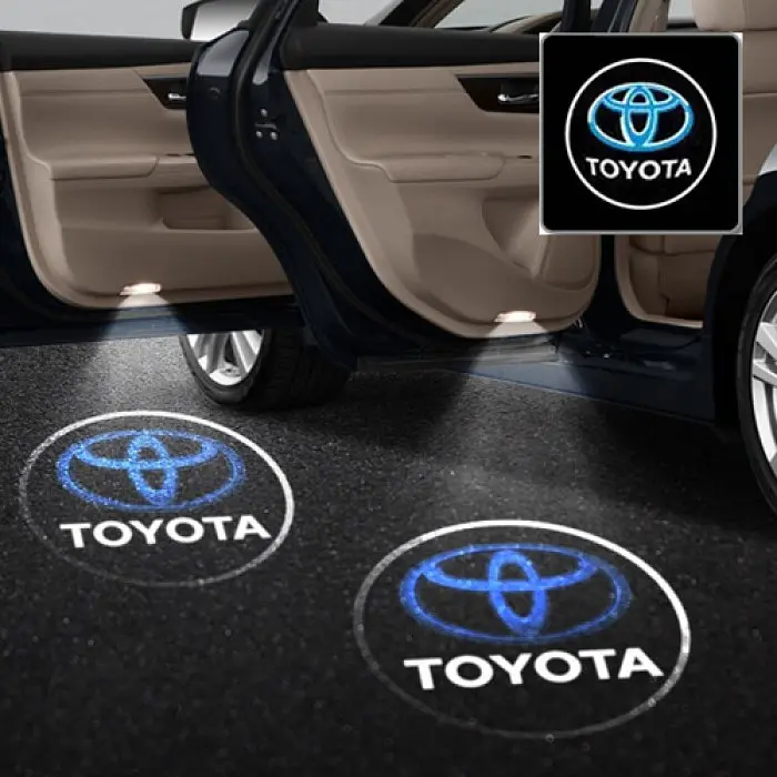 Лазерна дверна підсвітка/проєкція у двері автомобіля Toyota 002 - фото 2