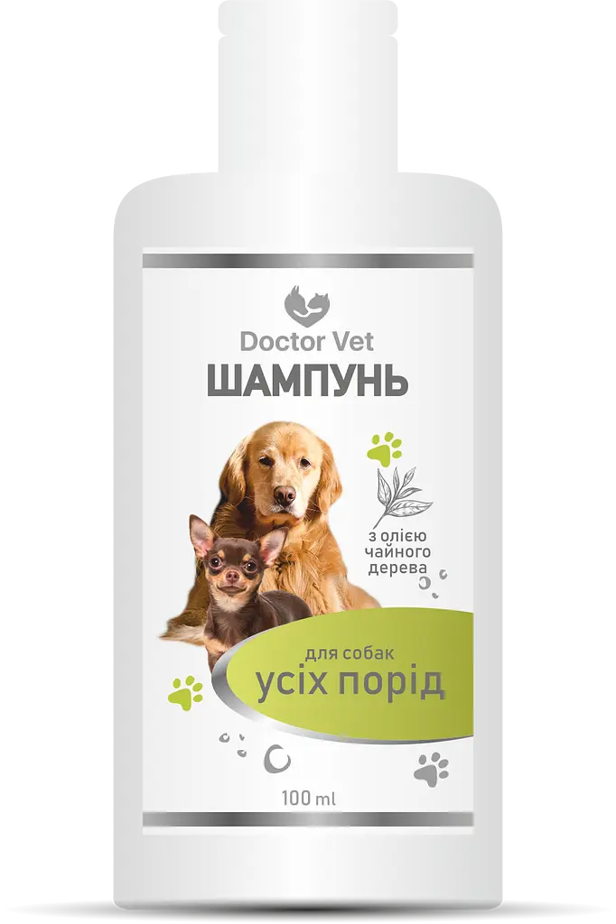 Шампунь с маслом чайного дерева для собак всех пород Doctor Vet 100 мл - фото 3