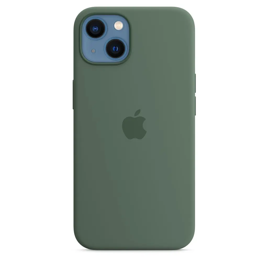 Чохол Silicone Case з MagSafe для Apple iPhone 13 (6.1) (Eucalyptus) ААА [69875] - фото 7