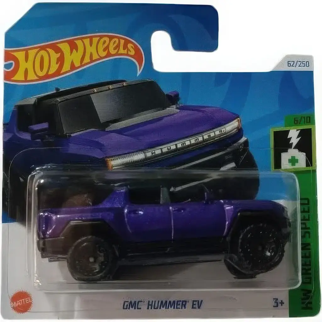Набір: Базова машинка Hot Wheels HW Dirt Hover Storm синя (5785) + Базова машинка Hot Wheels HW Green Speed GMC Hummer EV фіолетова (5785) - фото 3