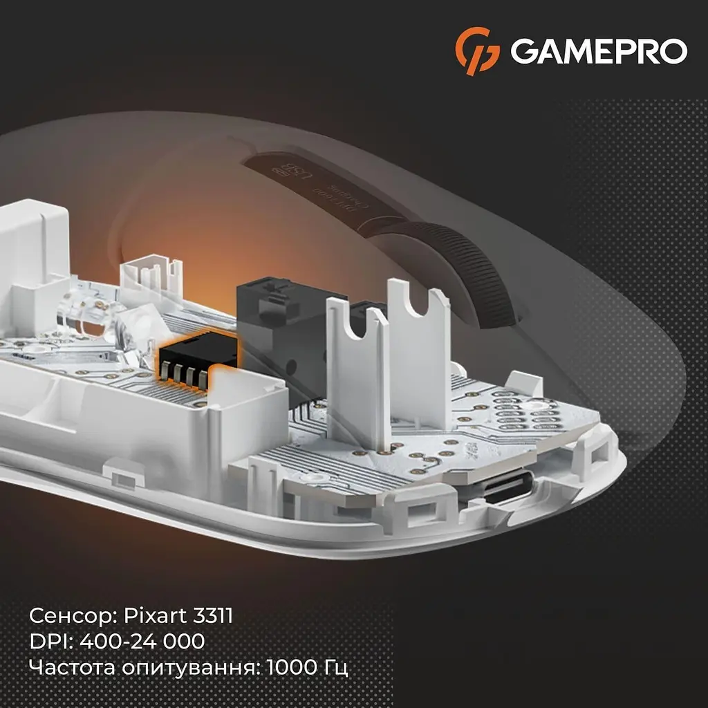 Мышь GamePro Genesis Ranker (GM012W) - фото 7