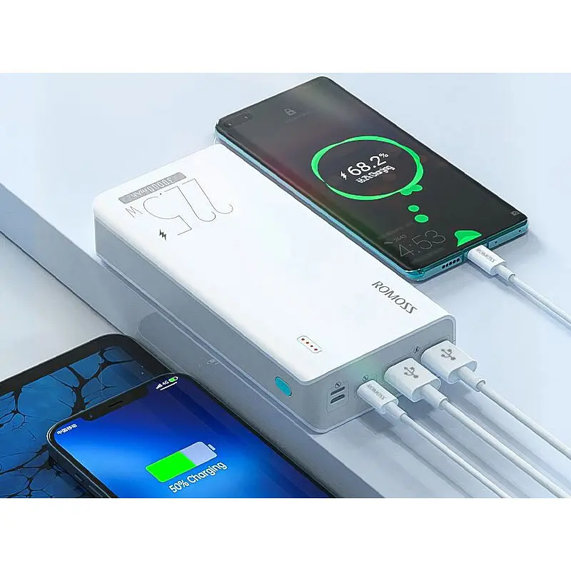 Внешний аккумулятор Romoss Sense 8F 30000mAh 22.5W White [PHP30-711-1133H] [120782] - фото 6