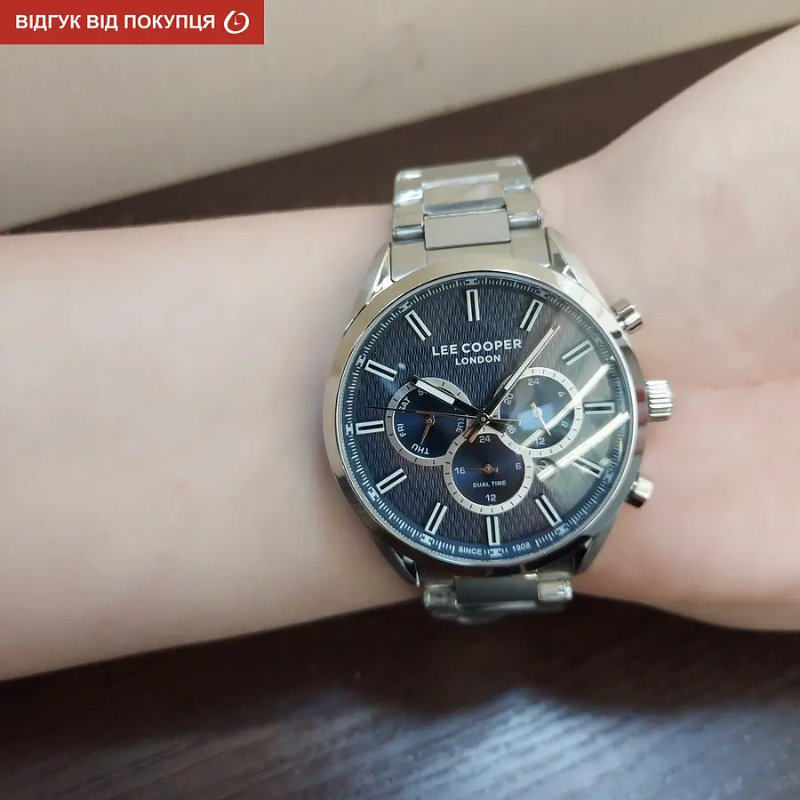 Годинник Lee Cooper England Silver - фото 8