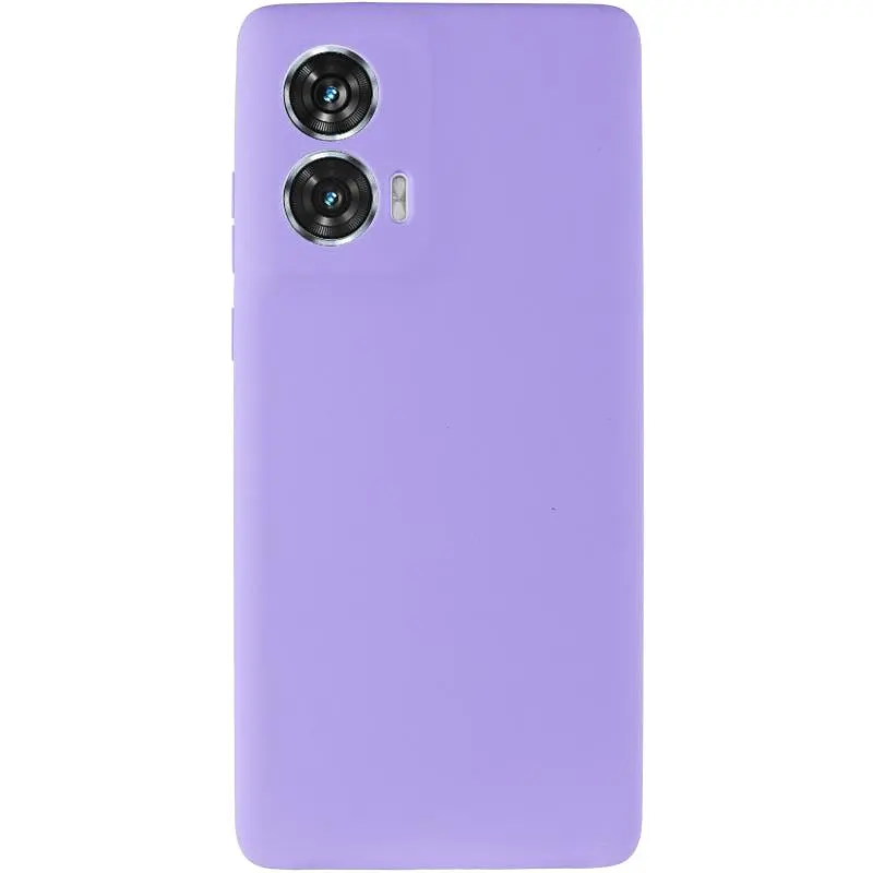 Чехол Silicone Cover Lakshmi Full Camera (AA) для Motorola Edge 50 Сиреневый / Dasheen - фото 3