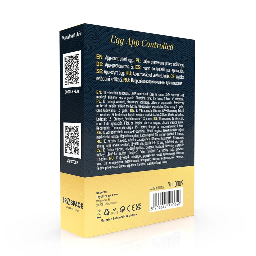 Віброяйце Erospace Sweet Play A9 10.5 см рожевий - фото 14