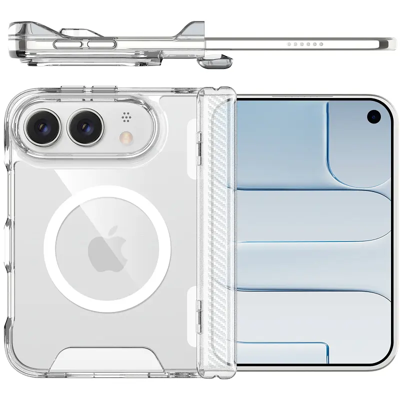 Чохол TPU Epik Space Case with Magnetic Fit для Apple iPhone Duo (5.4/7.6") Прозорий - фото 6