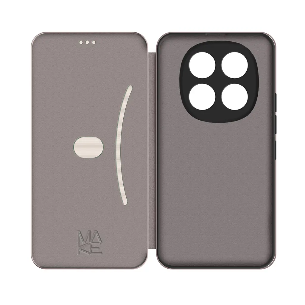 Чохол-книжка MAKE Xiaomi Redmi Note 15 Pro 4G Flip Titanium - фото 4