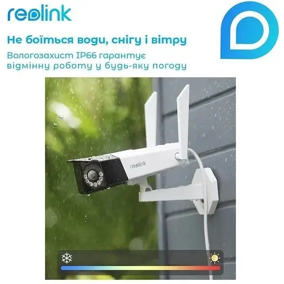 IP-камера Reolink Duo 2 LTE бездротова - фото 3