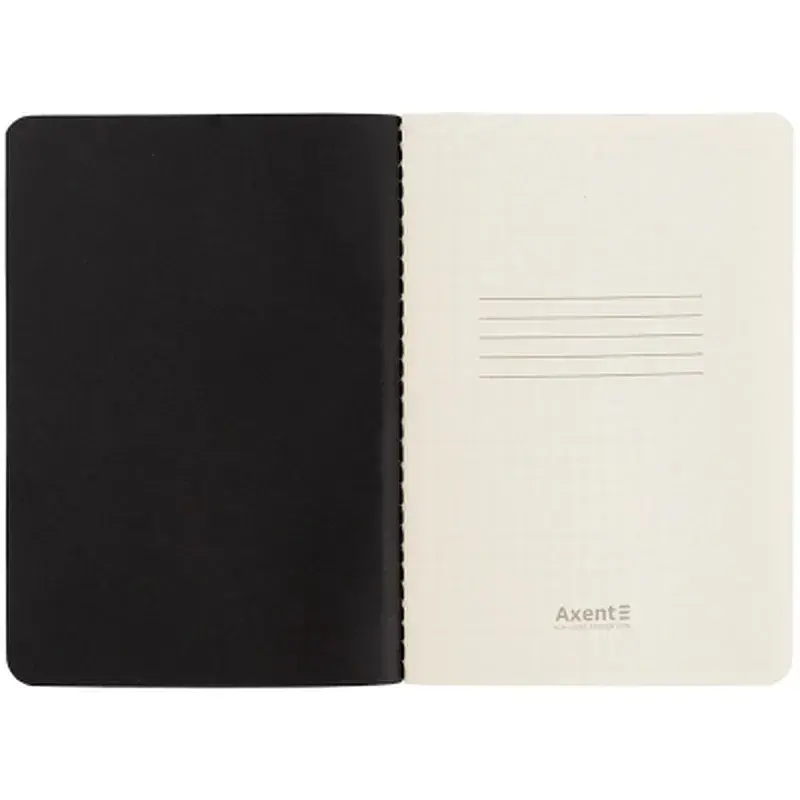 Книга записна Axent A6 Black&White, 60 аркушів, клітинка (8711-7-A) - фото 4