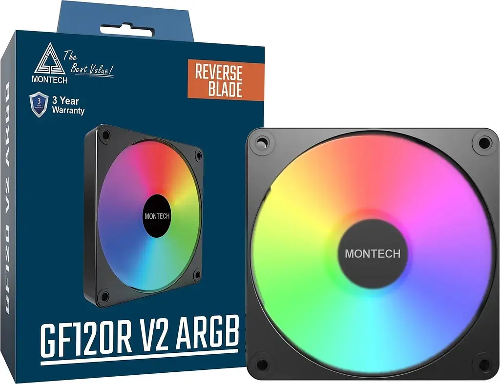 Вентилятор MONTECH GF120R V2 120MM ARGB PWM (B) - фото 3