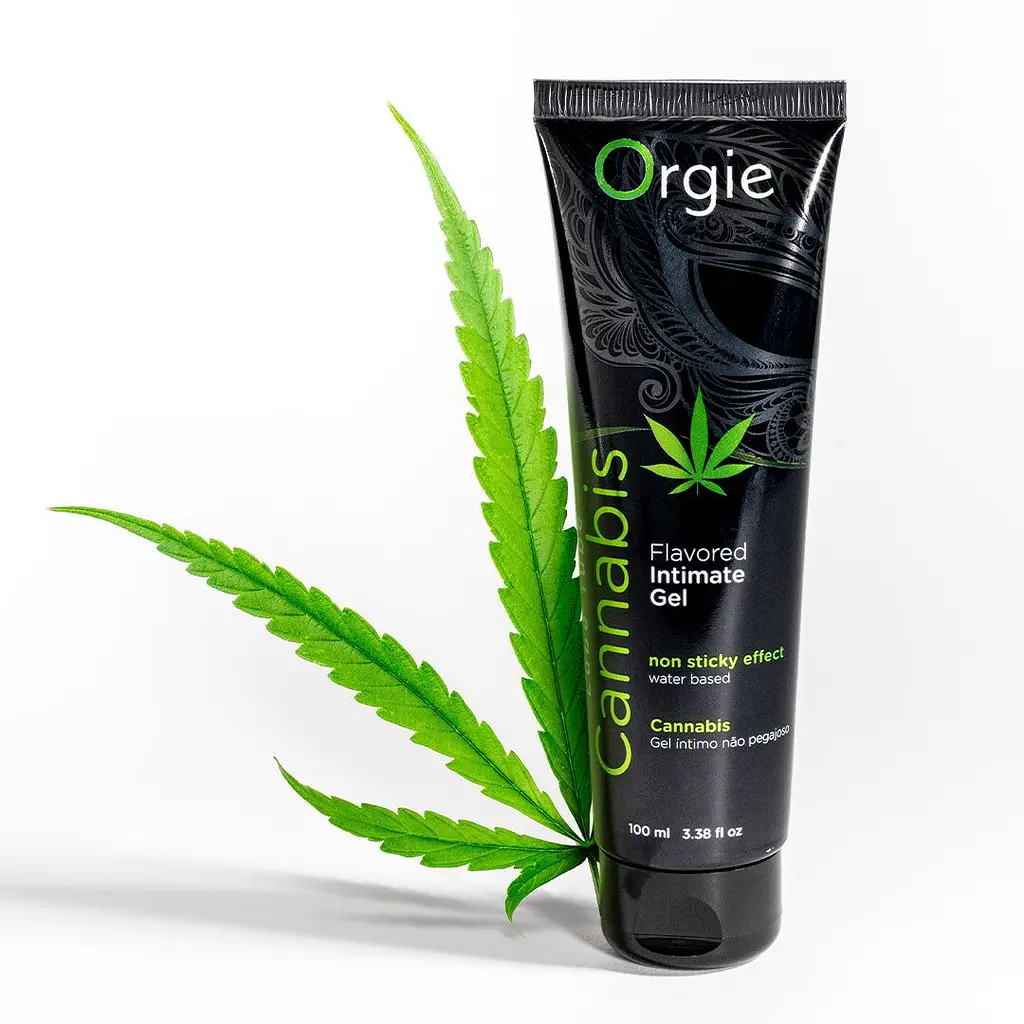 Лубрикант на водній основі Orgie Lube Tube Cannabis, 100 мл, їстівний, з олією насіння конопель - фото 4