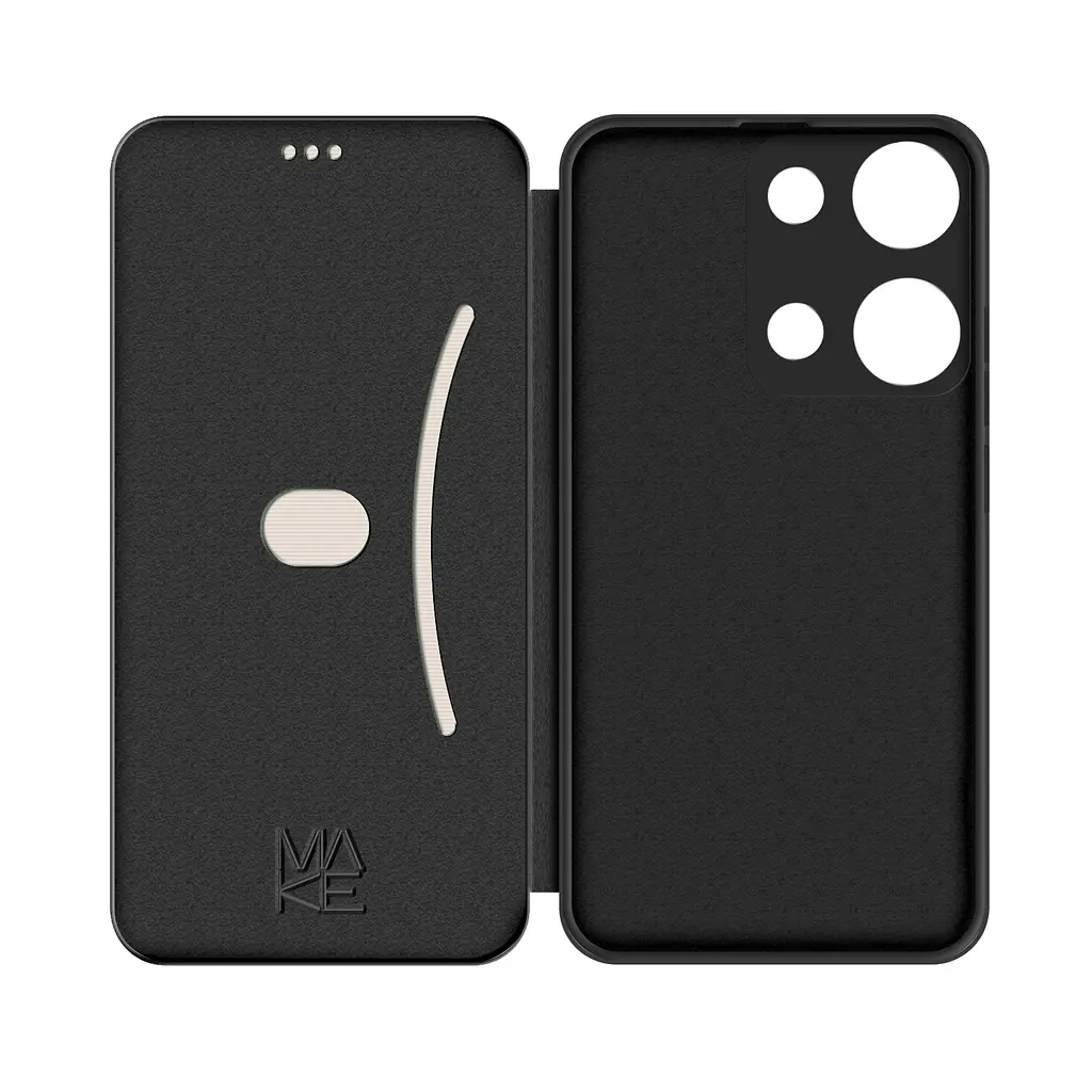 Чохол-книжка MAKE Xiaomi Redmi Note 14S Flip Black - фото 4