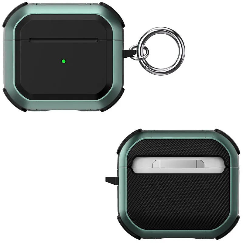 Футляр противоударный Black ed. для наушников Airpods 3 Apple Green - фото 4