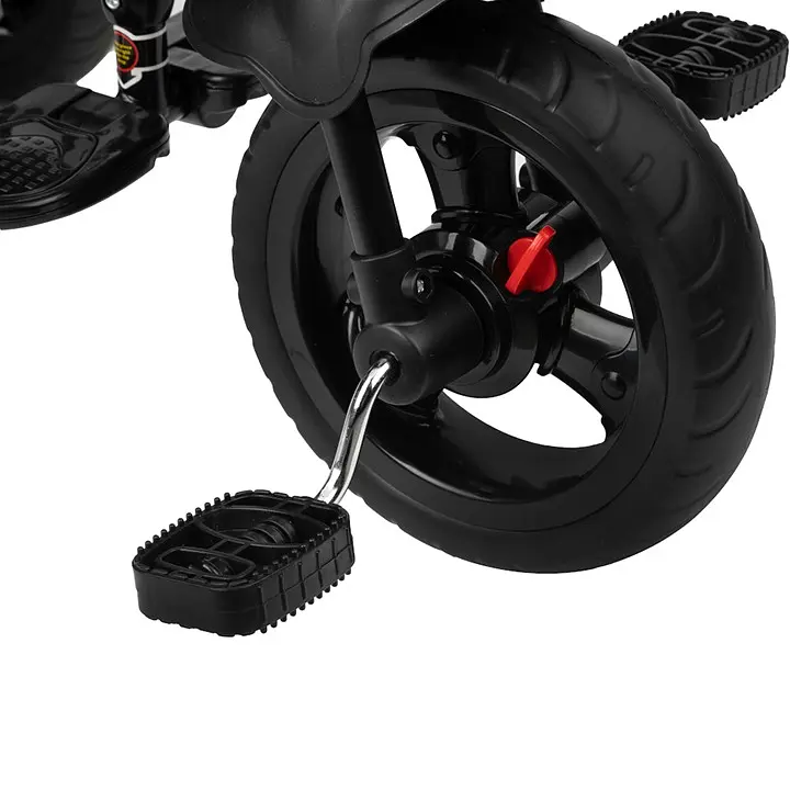 Дитячий триколісний велосипед MoMi Iris 5 у 1 з батьківською ручкою grey (4070) - фото 6