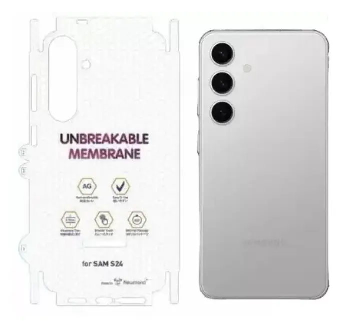 Захисна плівка DK AG Matte Unbreakable Membrane HydroGel 360° для Samsung Galaxy S24 (S921) (clear) - фото 2