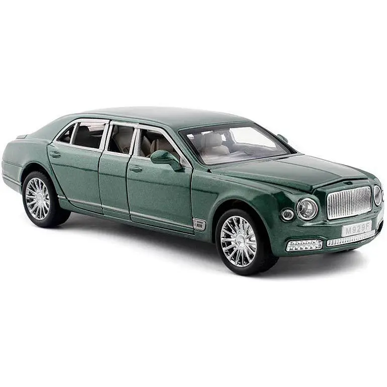 Колекційна металева модель седана АвтоЕксперт Bentley Mulsanne з інерцією, світлом та звуком 1:24 - фото 7