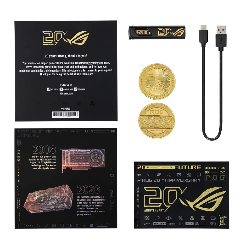 Відеокарта ASUS RTX 5090 32GB ROG Astral OC Edition 20 (ROG-ASTRAL-RTX5090-P32G-EDITION20) (GDDR7, 512 bit, PCI-E v5.0 x16) - фото 14