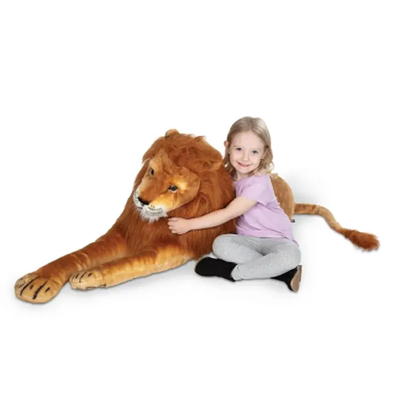 М'яка іграшка Melissa&Doug Гігантський плюшевий лев, 1,8 м (MD12102) - фото 2