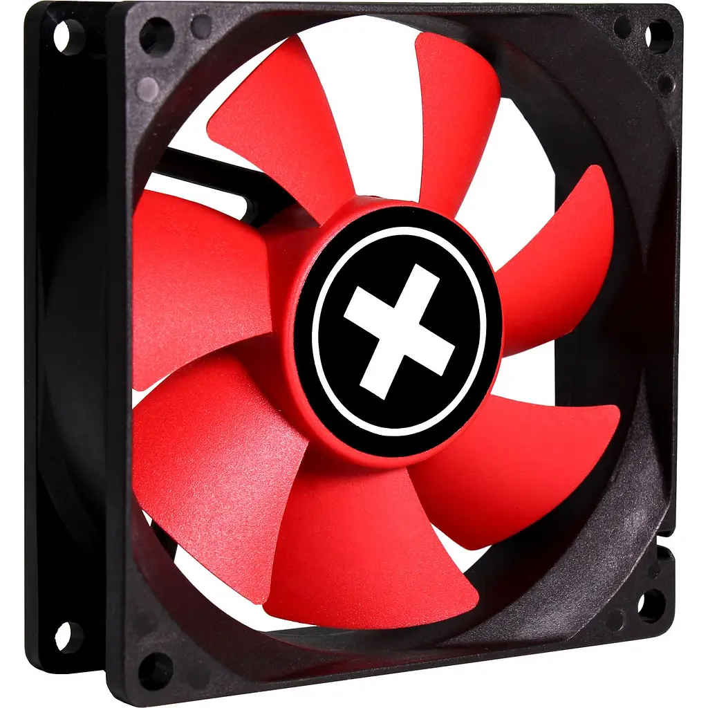 Вентилятор для корпуса 80mm Xilence Performance C XPF80.R.PWM Red/Black, Retail Box - фото 3