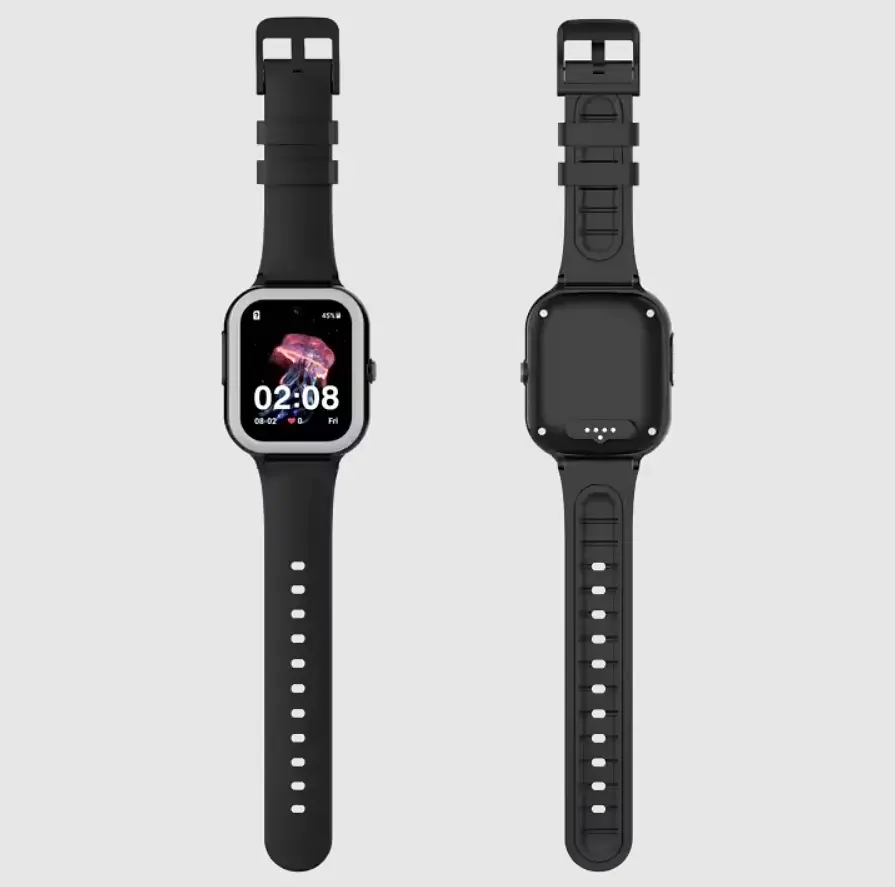 Смарт часы-телефон детские Wonlex KT31 4G с камерой WI-FI GPS SIM-картой Black (16995) - фото 8