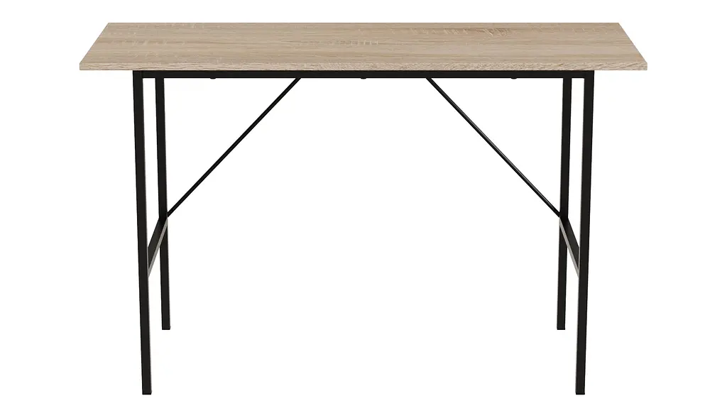 Стіл письмовий Line Тайм Ferrum-decor 750x1200x500 Чорний метал ДСП Дуб Сонома 16 мм (FRD-104881) - фото 5