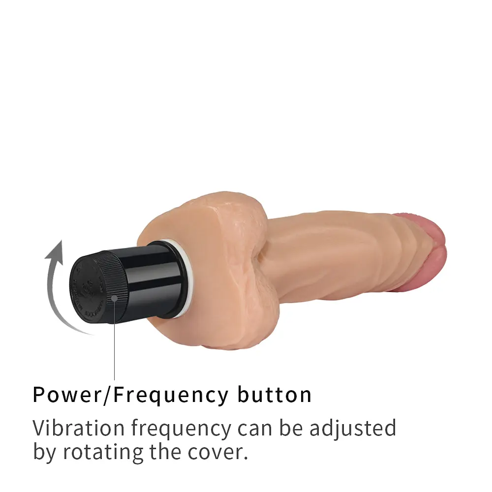 Вібратор Lovetoy Reel Feel Flexi Vibrator Flesh 9 Реалічний, 22 см тілесний - фото 5