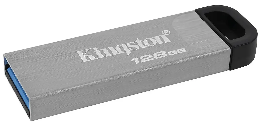 USB флеш-накопичувач Kingston DataTraveler Kyson 128GB USB-A 3.2 Gen 1 Silver/Black (DTKN/128GB) [52238] - фото 4